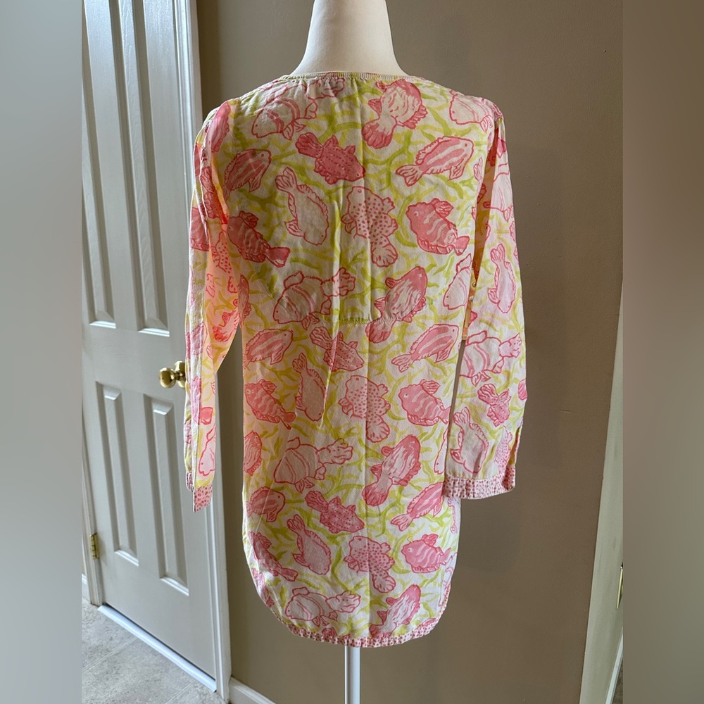 Mary Marshmallow Snappy Turtle Beach Cover-Up. Small - Picture 3 of 6